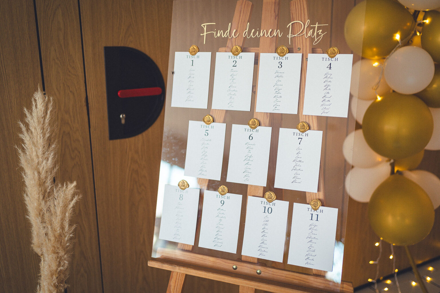 Sitzplan Hochzeit