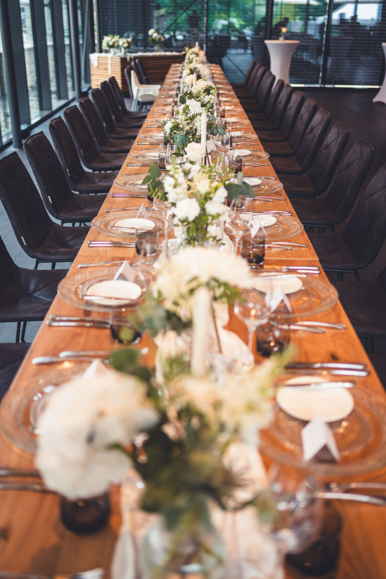 Tischdeko Hofgut Schmitte