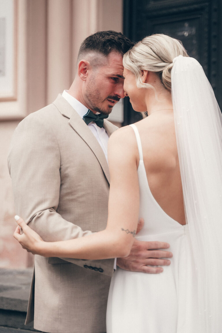 Hochzeit weinen Foto