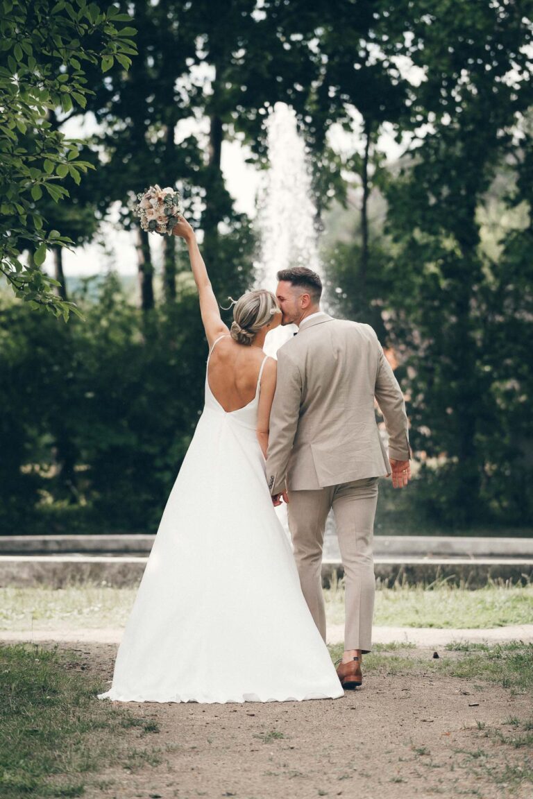 Kuss Schlosspark Buseck Foto