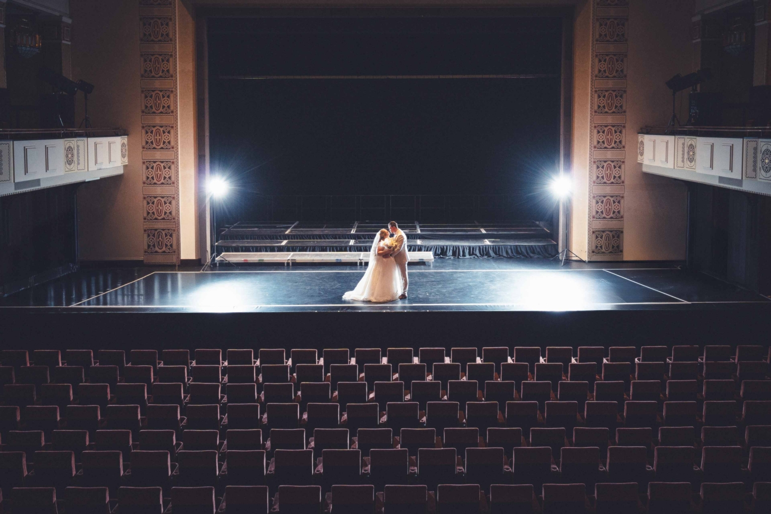 Theater Hochzeitsfotos