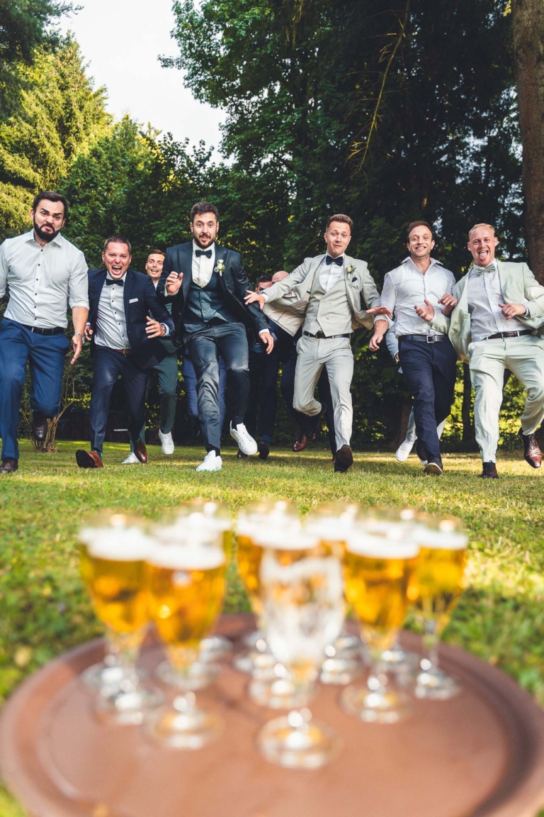 Hochzeitsfoto Bier