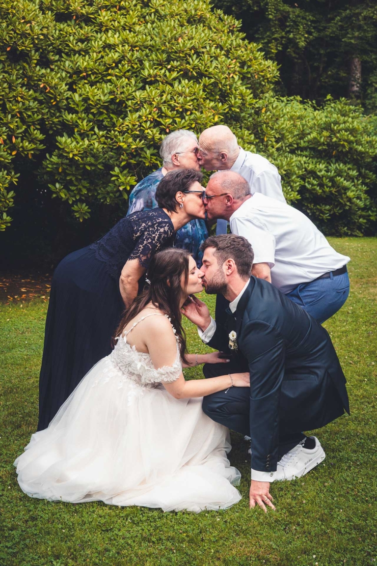 Hochzeitsfoto Generationen